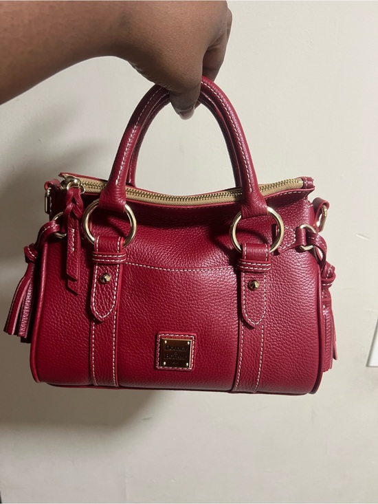 Dooney & Bourke Handbags - Dooney & Bourke Lucca Satchel in Cranberry